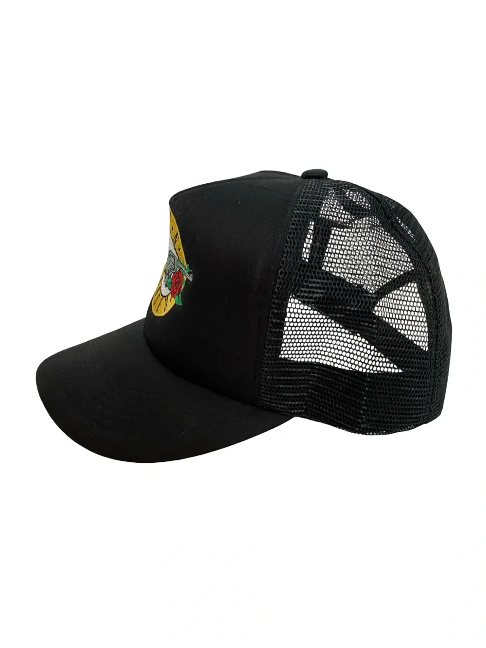 Guns N Roses Hat Mens Unisex Black Trucker Hat Adjustable Mesh Baseball Cap